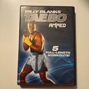 BILLY BLANKS TAE BO AMPED - 5 Workouts DVD Set - Jump Start Cardio, Fat Burn